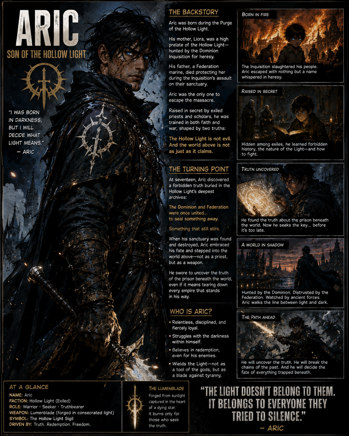 Aric Son of the Hollow Light